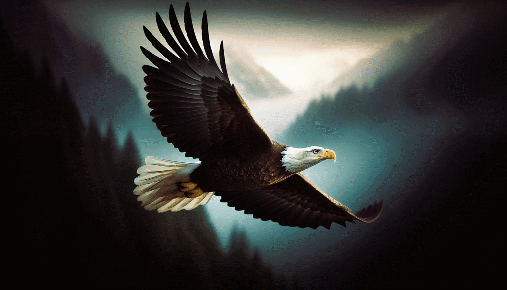eagle, bird, nature, bird of prey, bald eagle, wildlife, flying, white-tailed eagle, closeup, ai generated-9282487.jpg